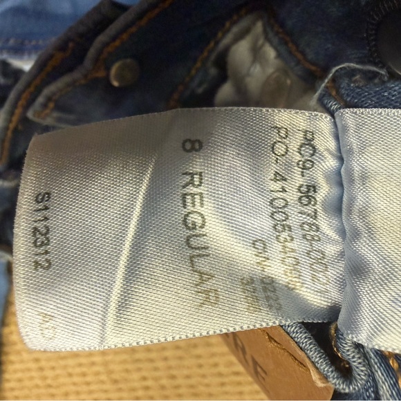 Lot of 2 Size Junior 8 Stylish Blue Denim Jeans Pair - Picture 8 of 8